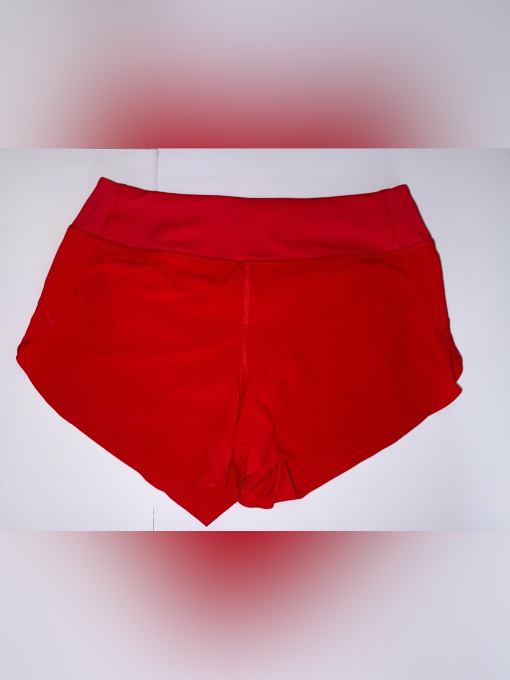 Athleta Bright Red Run With It 3.5” Shorts